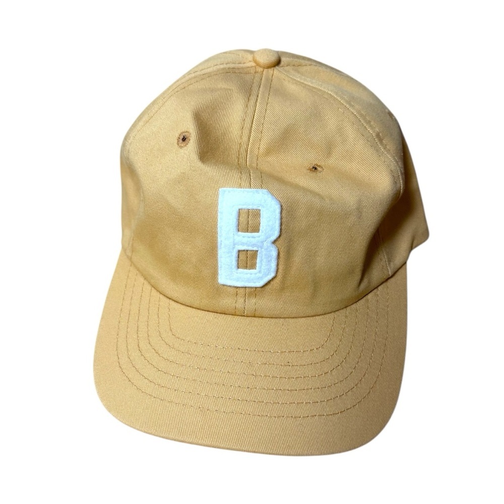 Men’s Bather Mustard Yellow “B” Baseball Cap
